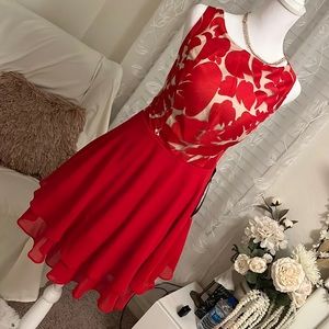 NEW Red cocktail dress